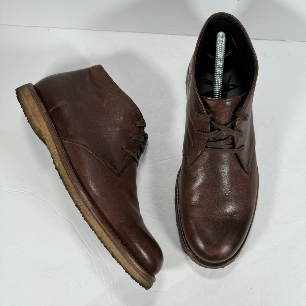 Allen Edmonds Montauk Brown Leather Lace Up Chukka Boots Men Size 9M